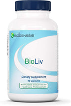 Nutra BioGenesis BioLiv - Betaina HCL, Cardo Mariano, Diente de León, Colina y Remolacha - 90 Cápsulas