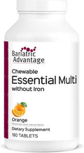 Bariatric Advantage Multivitamínico Masticable Completo - 180 Comprimidos, Naranja