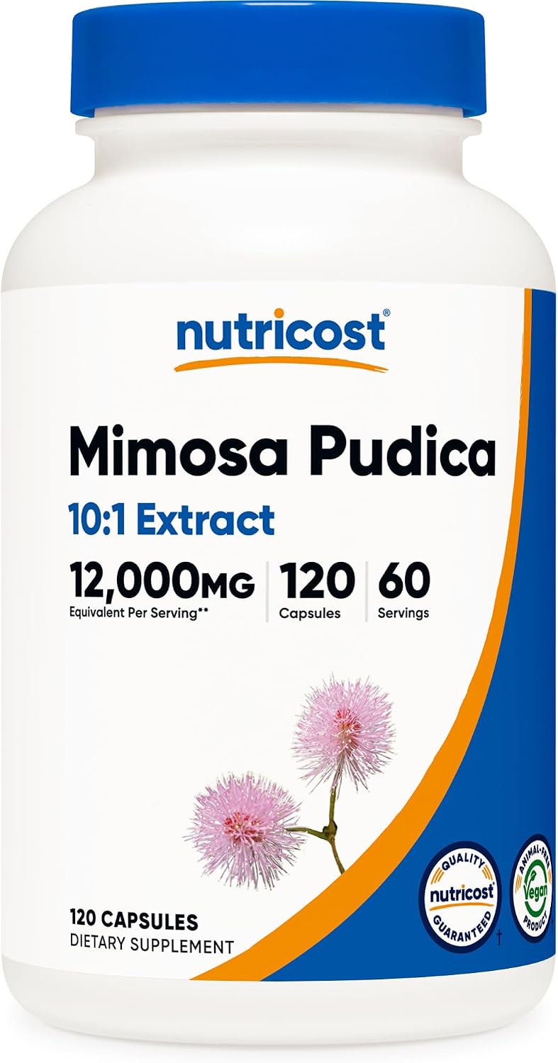 Nutricost Extracto de Semilla de Mimosa Pudica - 120 Cápsulas (60 Dosis)