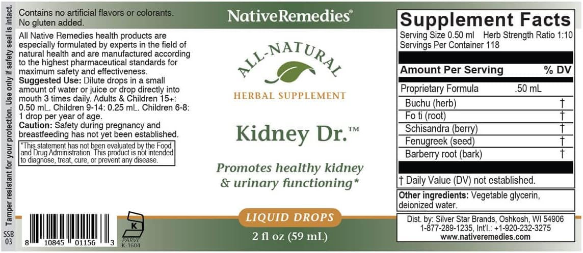 Native Remedies Kidney Dr. 2 Pack