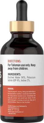 Carlyle Lugols Iodine 2% | Solución de Yodo y Yoduro Potásico | 118 ml (4 fl oz)