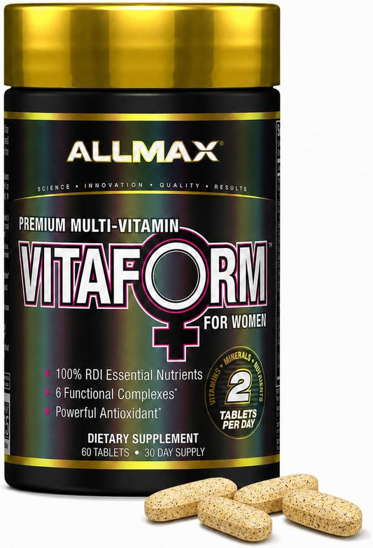 ALLMAX VITAFORM Multivitamínico para Mujeres - 60 Comprimidos (30 Dosis)