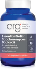 ARG Essential-Biotic Saccharomyces Boulardii - 9 mil millones UFC - Probiótico de levadura - Vegetariano - 60 Cápsulas