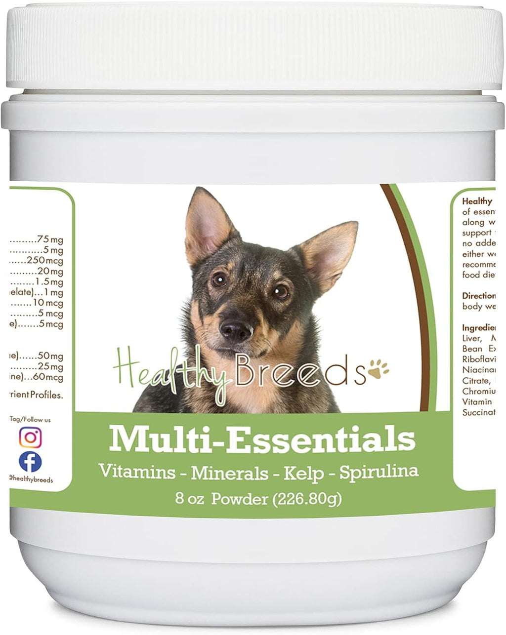 Healthy Breeds Swedish Vallhund Multi-Essentials Powder para Perros - 227 g