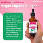 LIQUIDHEALTH Pack de Belleza y Sueño Vegano: Colágeno Líquido, Calcio Magnesio y Melatonina