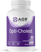 AOR Opti-Cholest Extracto de Bergamota 1000 mg – 60 Cápsulas Veganas – 30 Días