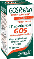 HealthAid GOSPrebio, Fibra Prebiótica, 30 Cápsulas Vegetales