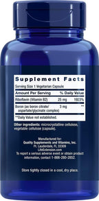 Life Extension Boro 3mg Triple Complejo - 180 Cápsulas Vegetales