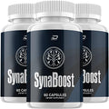 SynaBoost Suplemento Cerebral – Cápsulas para Memoria y Concentración (3 Unidades – 180 Cápsulas)