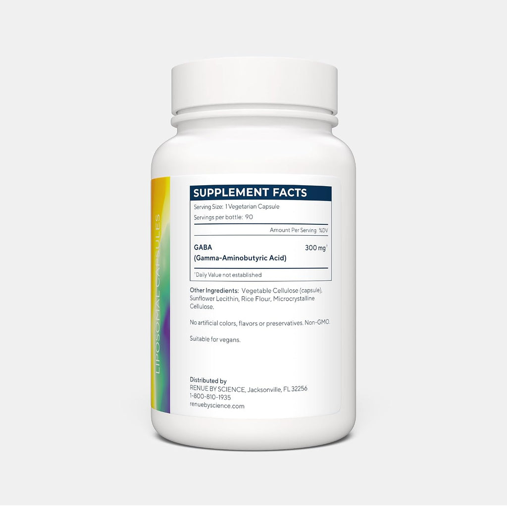 Renue By Science GABA Liposomal - 90 Cápsulas (300mg)