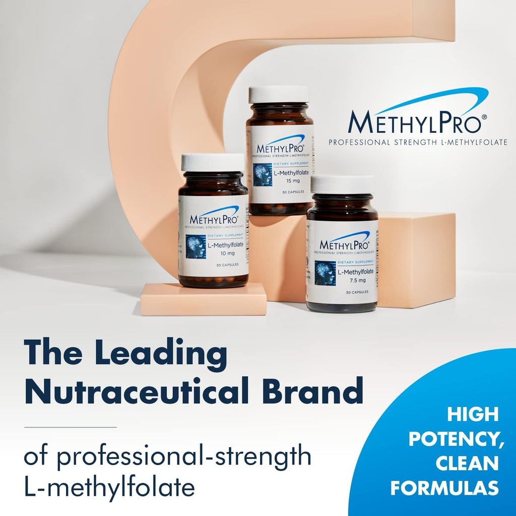 MethylPro L-Metilfolato 1 mg – 90 Cápsulas – Folato Activo para Apoyo a la Metilación
