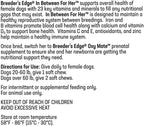 Breeder's Edge in Between for Her - Multivitamínico diario para perros y gatos reproductores - 360 comprimidos