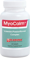 MyoCalm 60 Cápsulas Vegetarianas | Valeriana 175mg, Pasiflora 100mg, Cimicífuga 100mg, Calcio 75mg, Magnesio 75mg, B3 (niacinamida), B6 (clorhidrato de piridoxina)