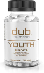 Youth de Dub Nutrition - Fórmula con Acai, Resveratrol, Cúrcuma y Vitaminas - 90 Cápsulas