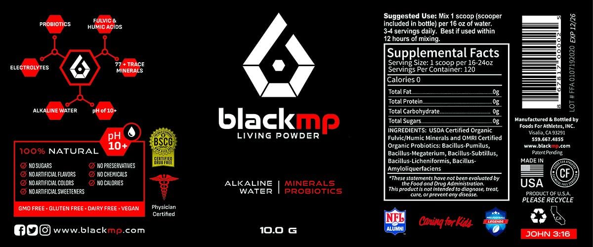 BlackMP Living Powder - Pack de 3