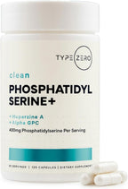 Phosphatidylserine 3X Strength - Suplemento de apoyo cerebral con Alpha GPC y Huperzina A