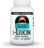 Source Naturals L-Leucine, Essential Amino Acid 500 mg - 120 Capsules