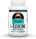 Source Naturals L-Leucina, 500 mg, 120 Cápsulas