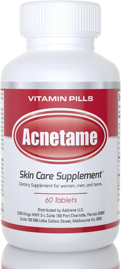 Acnetame Acne Pills 2 Pack 120 Cápsulas - – Vitamina A: Contribuye al mantenimiento de la piel en condiciones – Image 4