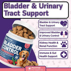 PawVital Suplemento Urinario para Perros con Cranberry y D-Mannose (90 Chews)