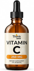 Think Above Vitamina C Líquida, 250 mg por Dosis, Ácido Ascórbico (L-ascórbico), 30 Dosis, 60 ml