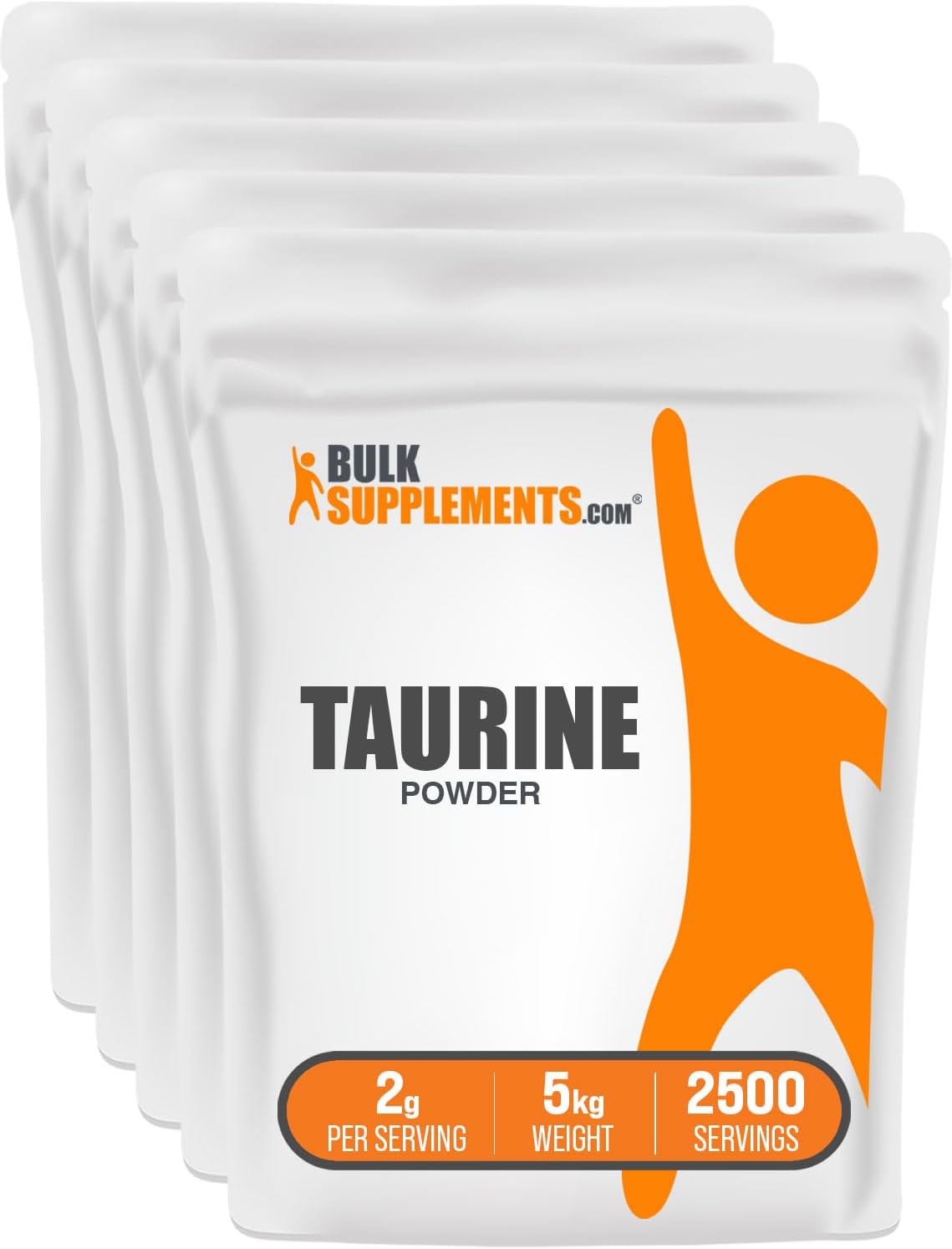 Taurine Powder 500g - Unflavored and Gluten-Free Amino Acid Supplement