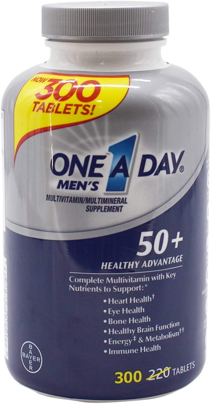 One-A-Day Multivitamínico para Hombres 50+ (300 Comprimidos)