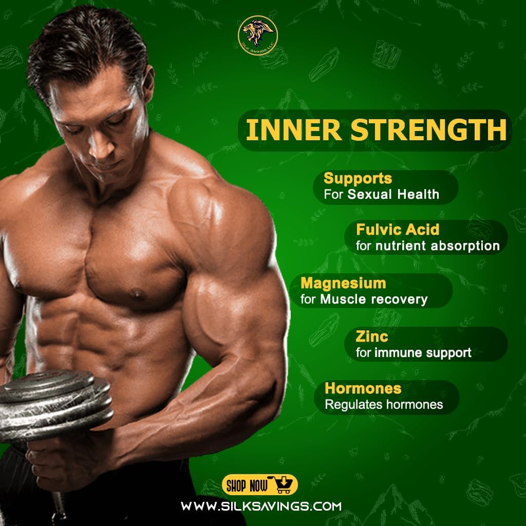 Shilajit Puro Himalaya Orgánico en Resina - 800mg Grado Oro con Ácido Fúlvico