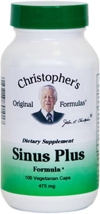 Christopher's Original Formulas Sinus Plus - 100 Cápsulas