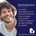 BESTVITE Benfotiamina Ultra 600mg - 60 Cápsulas Veganas