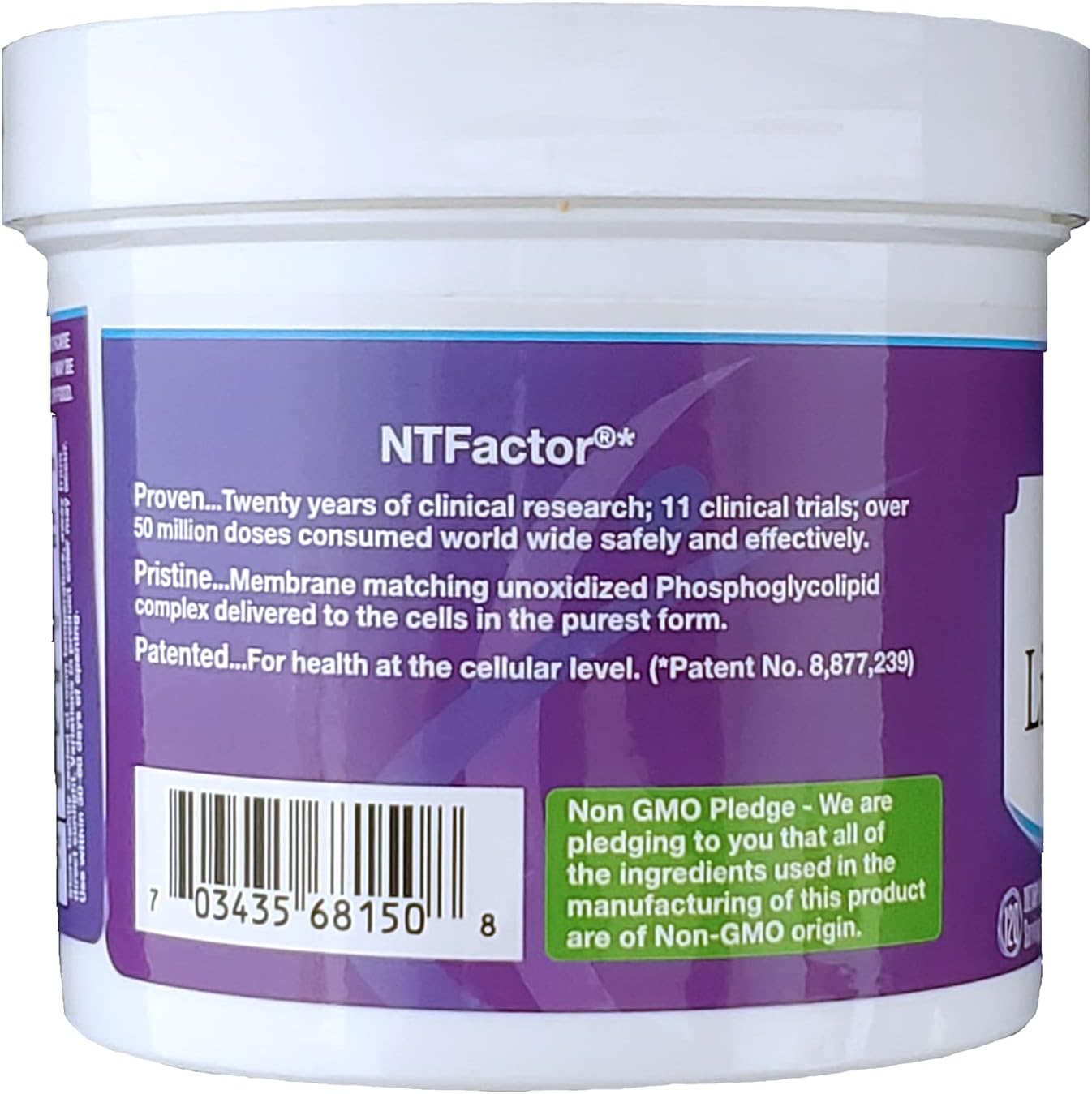 Nutritional Therapeutics NTFactor Lipids Powder, Apoyo Celular y Antienvejecimiento, 240 Servicios