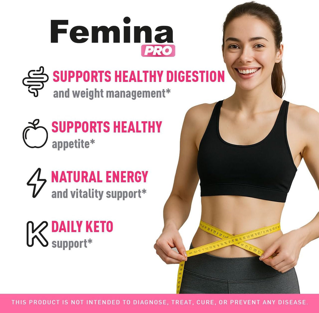 FeminaPro Nighttime Advanced Formula - Suplemento Nocturno para Mujer, 60 Cápsulas