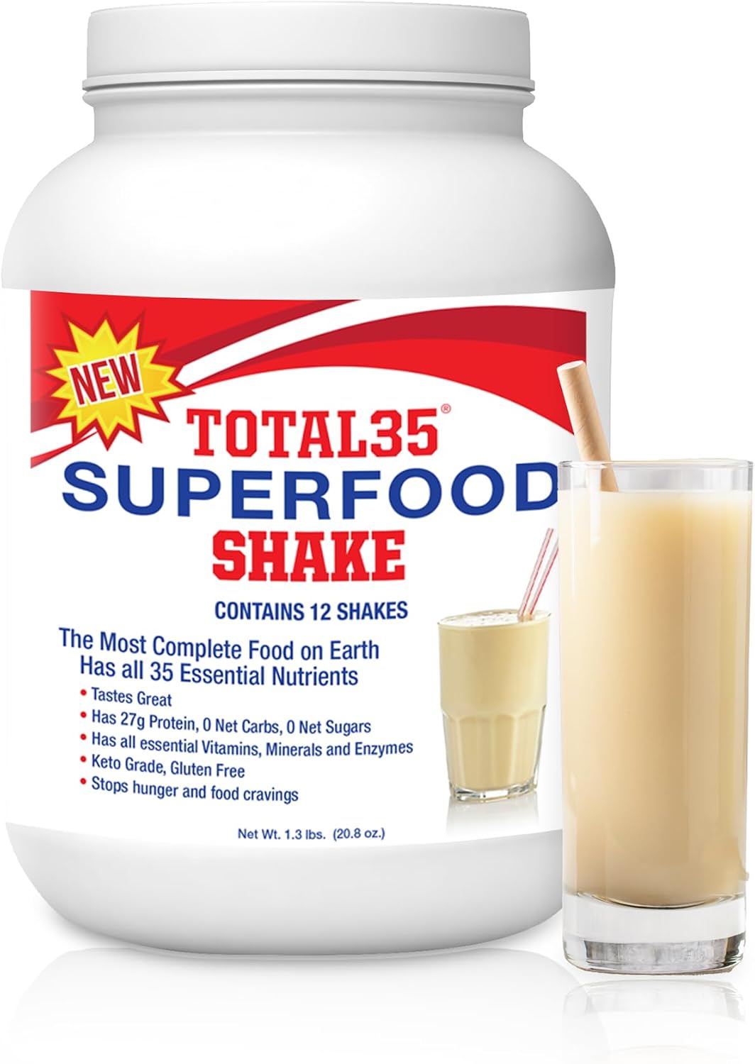 Total35 SuperFood Shake para una piel, cabello y uñas más saludables