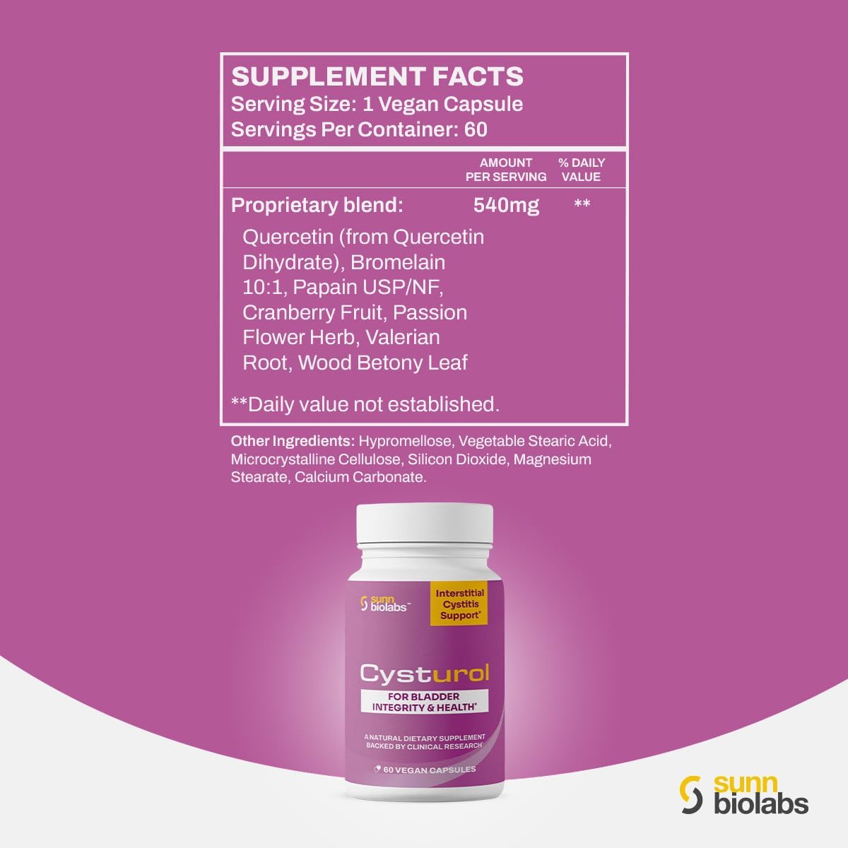 CYSTUROL® - Suplemento para el Soporte de la Vejiga y la Salud Urinaria