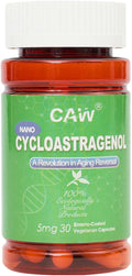 CAW Suplemento de Telómeros con Cicloastragenol Nano 5mg – 30 Cápsulas Entéricas