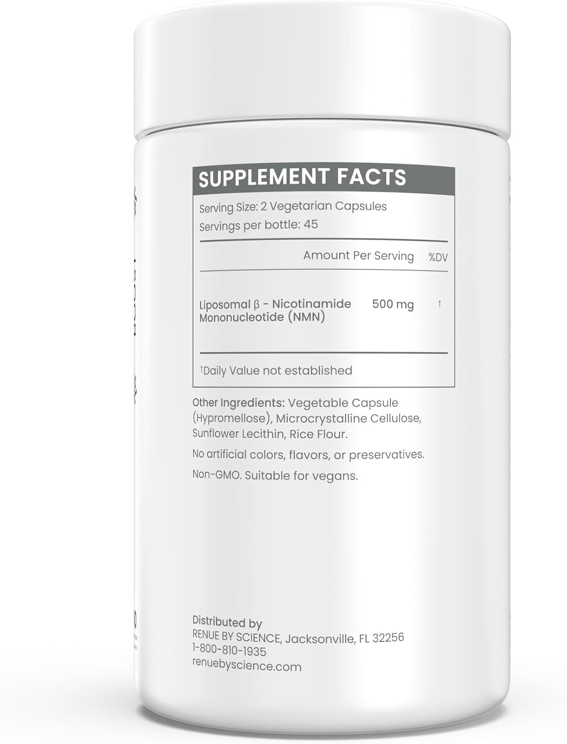 Renue By Science NMN Liposomal 500mg – 90 Cápsulas