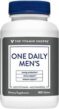 The Vitamin Shoppe One Daily Multivitamínico para Hombres, 180 Comprimidos
