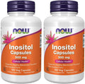 Inositol 500mg - 100 Cápsulas (Pack de 2) - NOW Foods