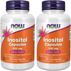 Inositol 500mg - 100 Cápsulas (Pack de 2) - NOW Foods