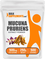 BulkSupplements Mucuna Pruriens Extracto en Polvo - 500mg por ración, 100g