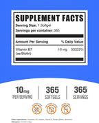 Biotina 10000mcg Softgels - Vitamina B7