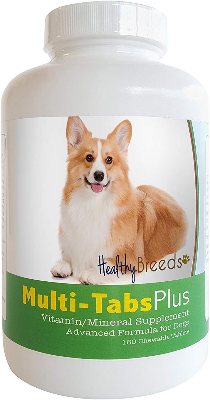 Healthy Breeds Nova Scotia Duck Tolling Retriever Multi-Tabs Plus Comprimidos Masticables, 180 unidades
