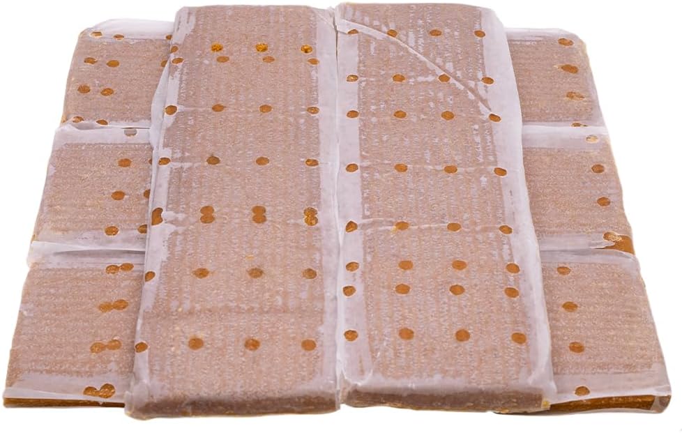 Pollen Patties para Apicultura de VILLAGE GIFT IMPORTERS | Contiene 15% de Polen Natural y 15.5% de Proteína | Nutrición Equilibrada para Abejas | Apoya la Salud de la Colmena (Paquete de 5, 5 unidades)