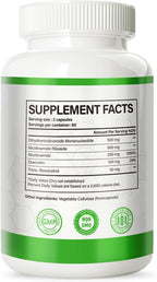 NMNH (Dihidronicotinamida Mononucleótido) con Niacinamida, Quercetina y Resveratrol - Apoyo NAD+ - 120 Cápsulas