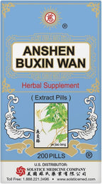 Solstice Medicine Company Anshen Buxin Wan Suplemento Herbal (200 píldoras)