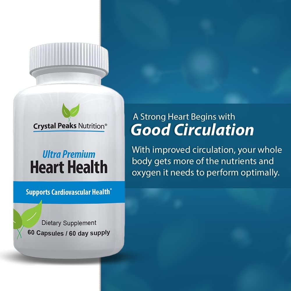 Ultra Premium Heart Support - Vitamina K2 & D3 Más Calcio - 60 Cápsulas