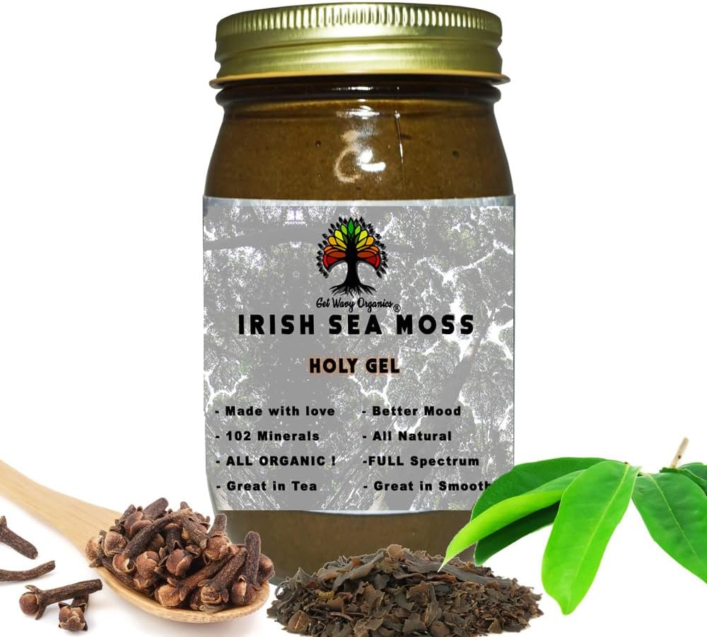 GET WAVY ORGANICS Gel de Musgo Marino Irlandés con Bladderwrack, Soursop y Clavo