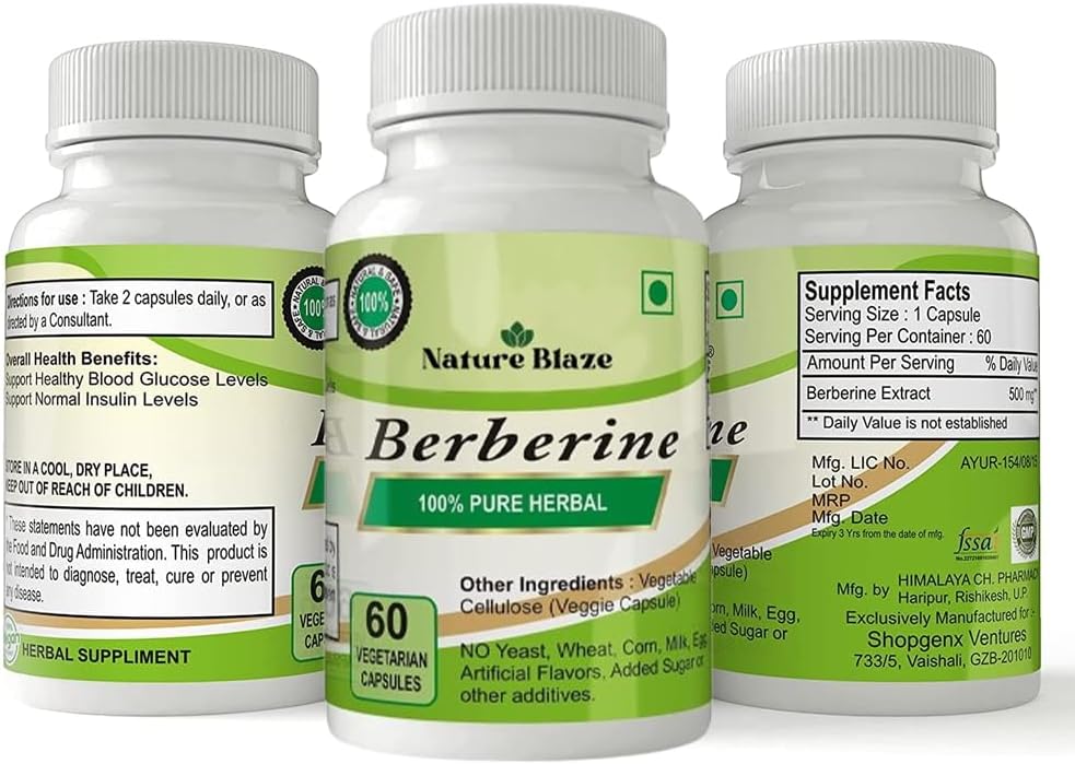 Ayurvedic Berberine (60 Cápsulas) - Organic Herbs