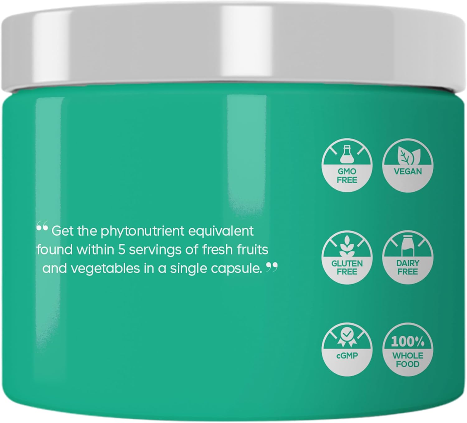 Codeage Instantfood Five A Day, Frutas y Verduras, 30 Cápsulas