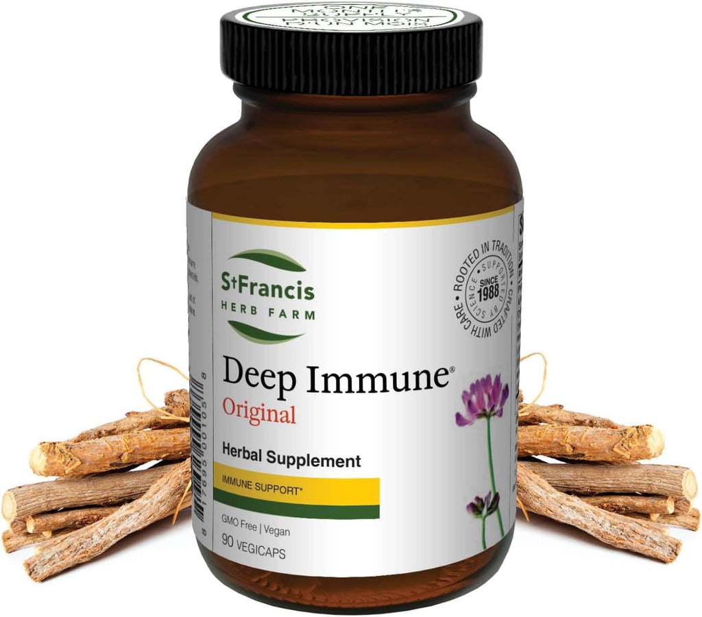 Deep Immune® de St. Francis Herb Farm – Suplemento Inmunológico, 90 Cápsulas